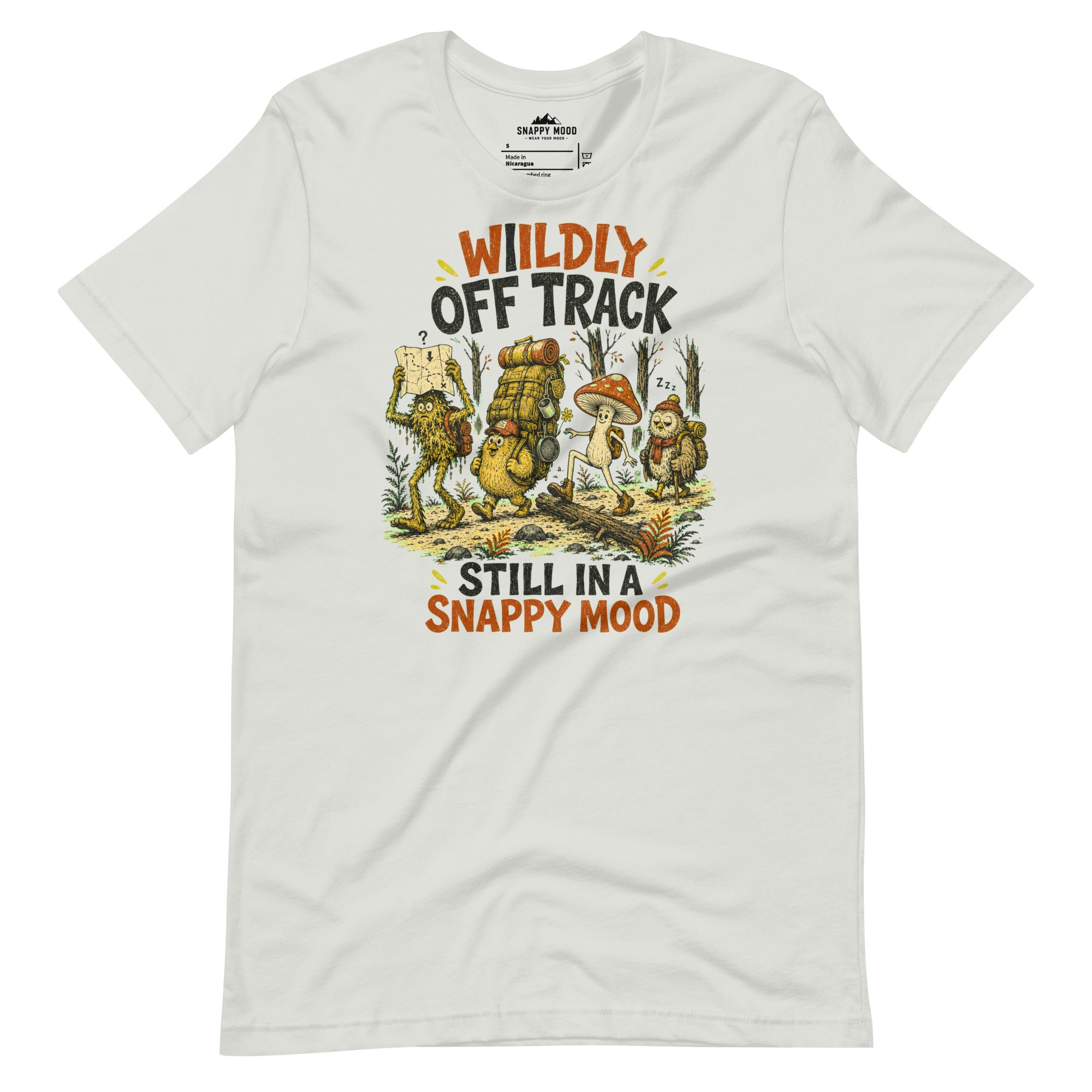 Wildly Off Track Still I A Snappy Mood Funny Hiking T-Shirt - Snappymood