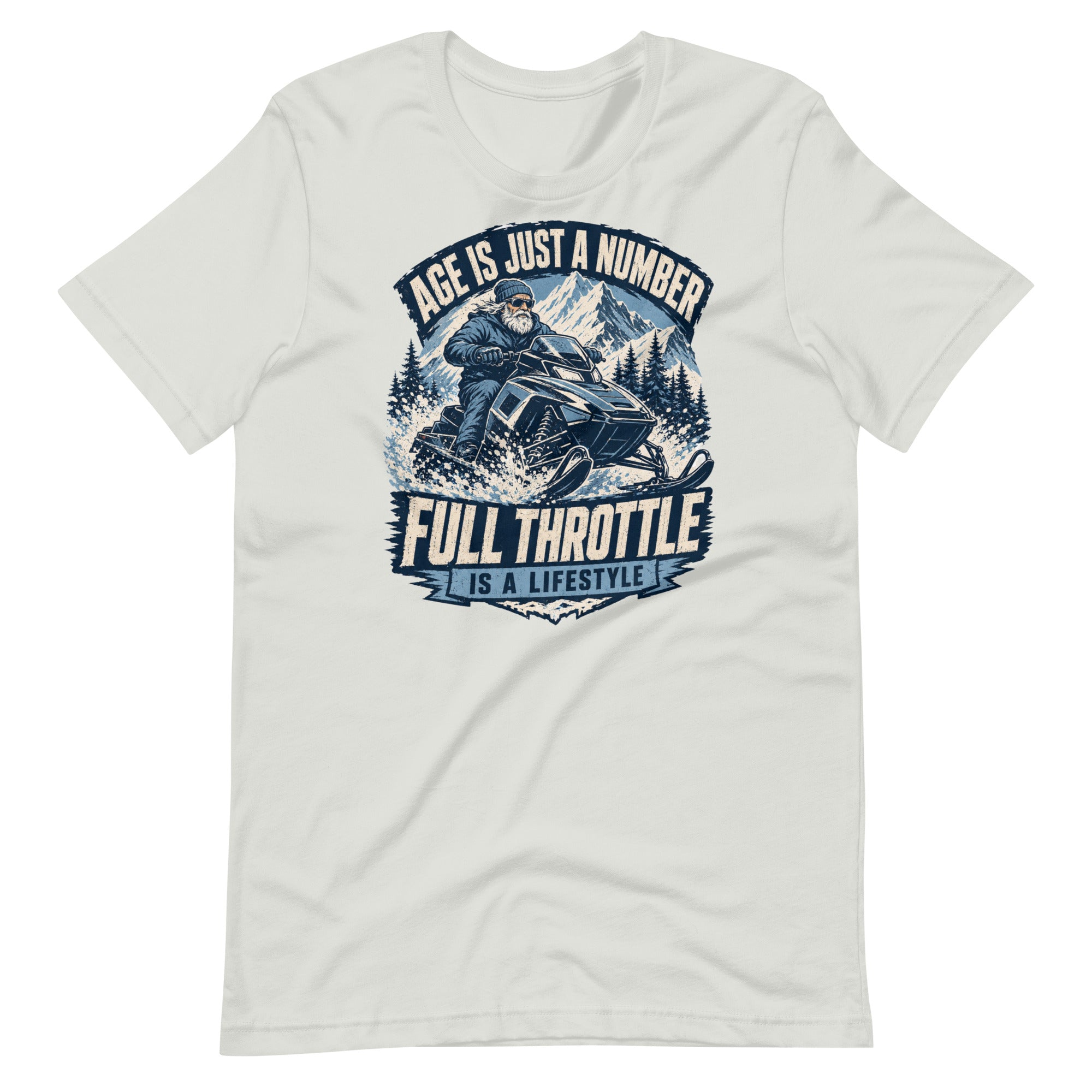 Age Is Just A Number - Full Throttle Is A Lifestyle Unisex T-Shirt - Snappy Mood