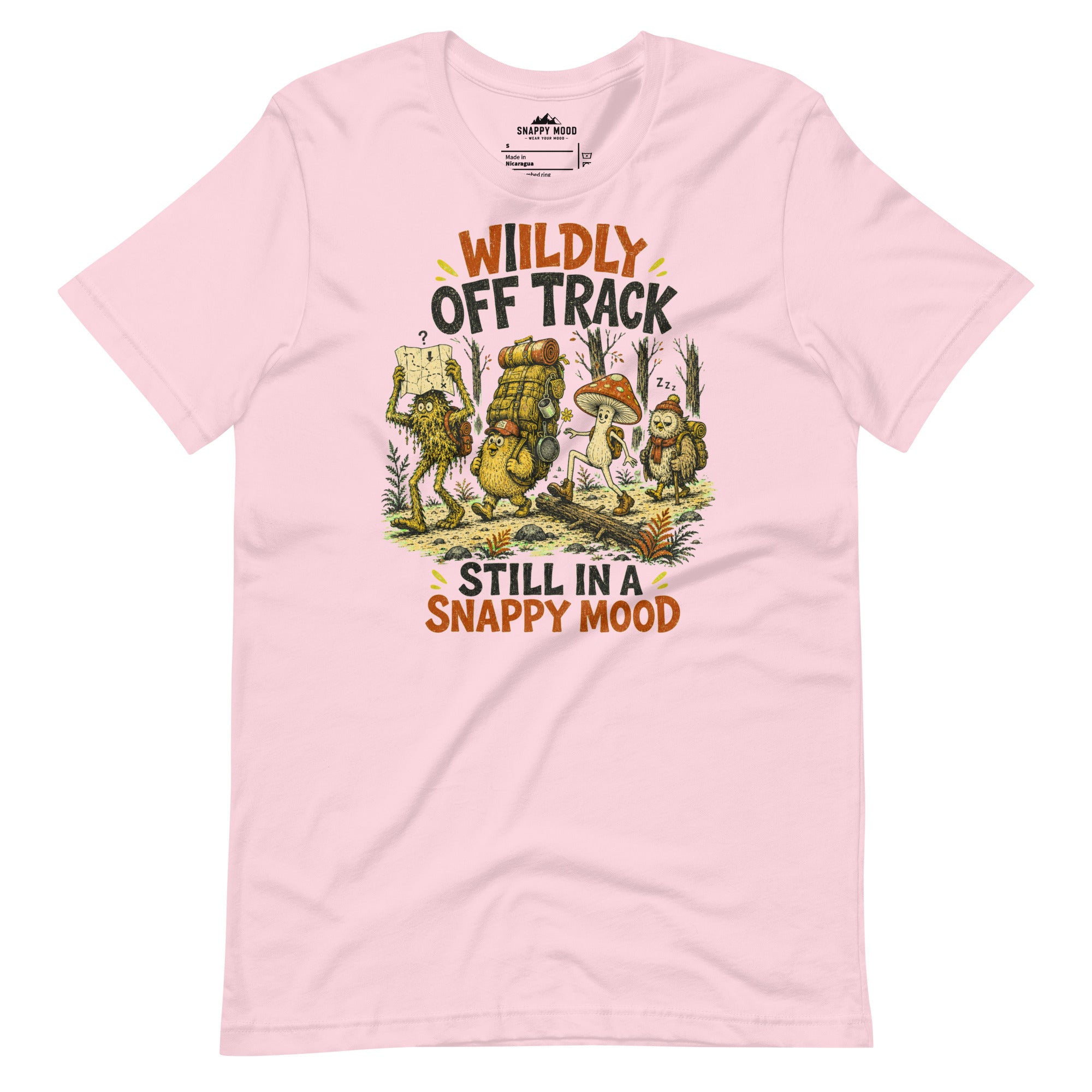 Wildly Off Track Still I A Snappy Mood Funny Hiking T-Shirt - Snappymood