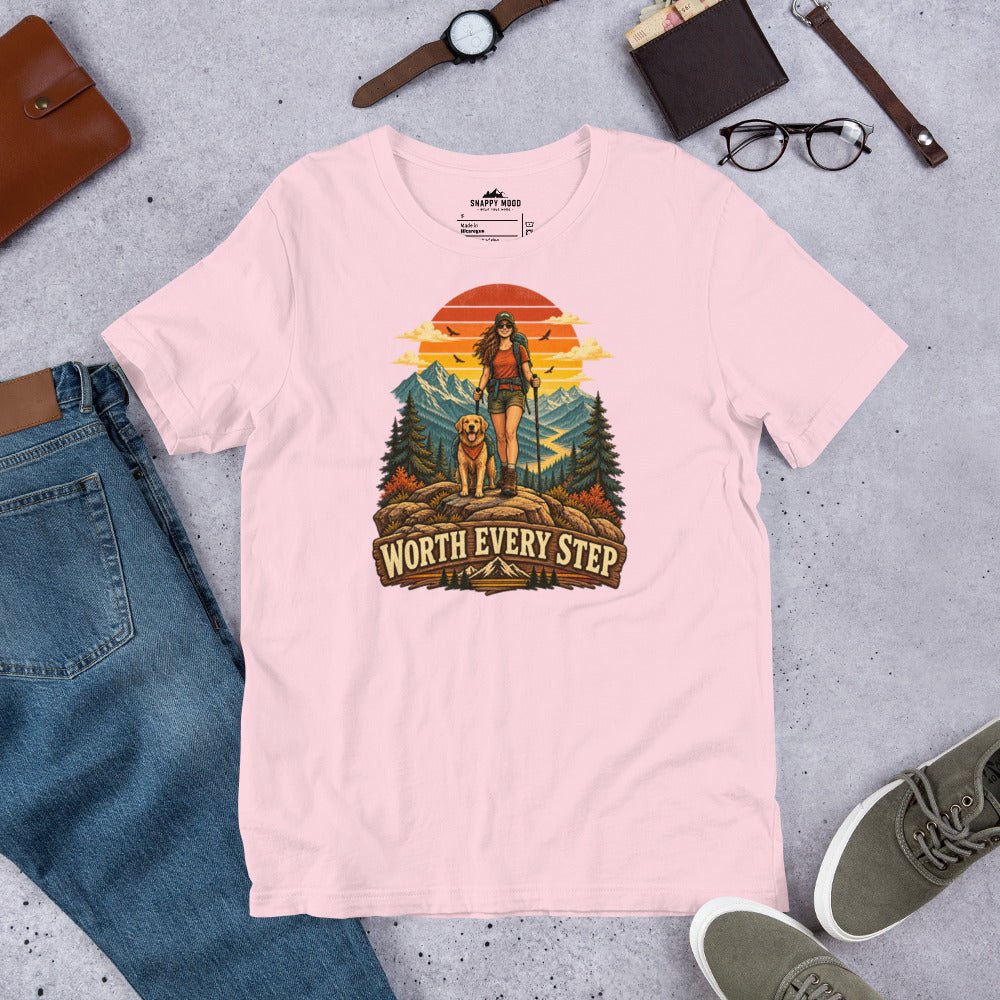 Worth Every Step Hiking Sun T-Shirt - Snappy Mood