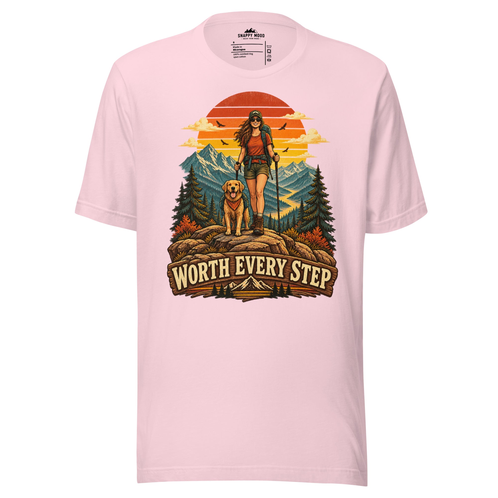 Worth Every Step Hiking Sun T-Shirt - Snappy Mood