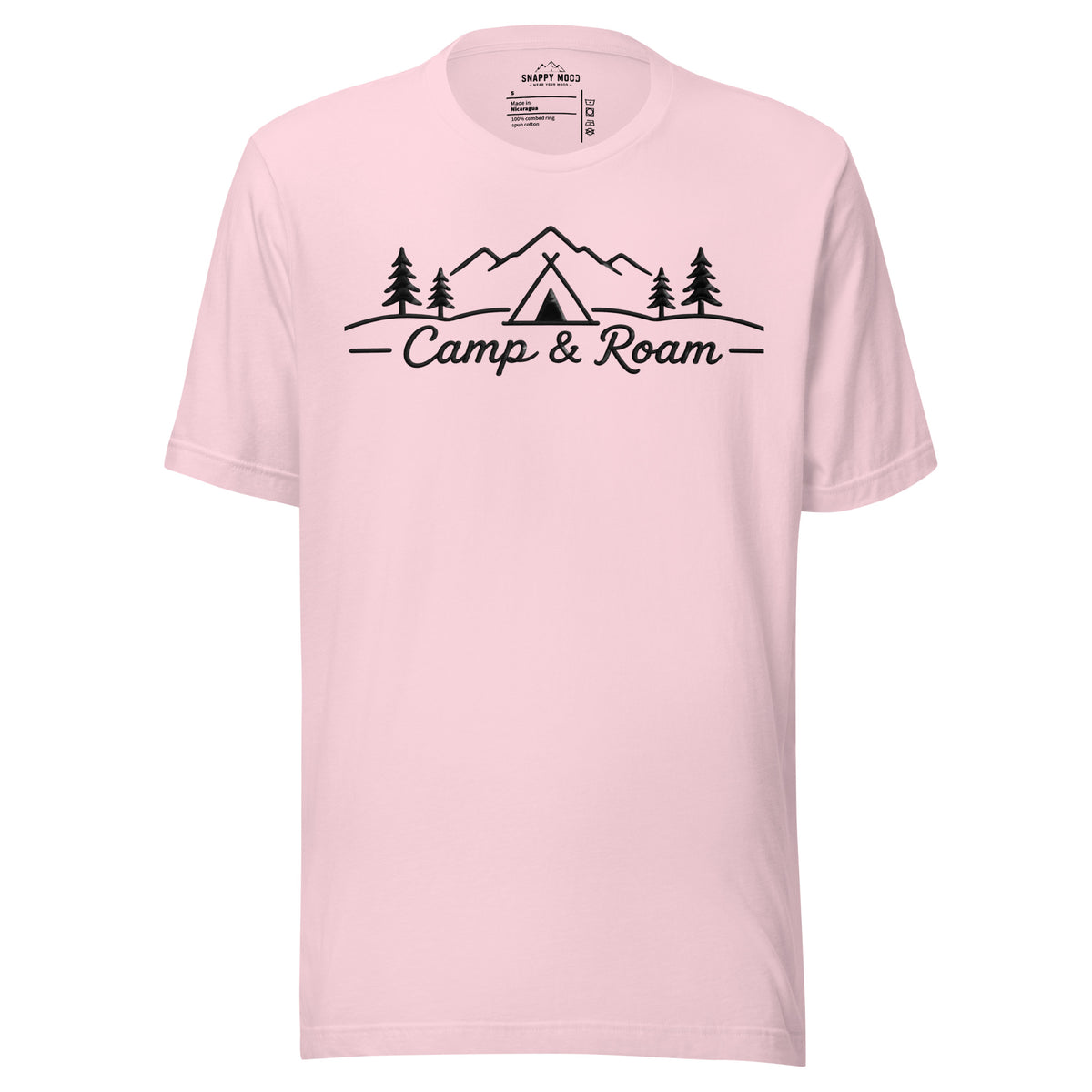 Camp and Roam Camping T-Shirt - Snappy Mood