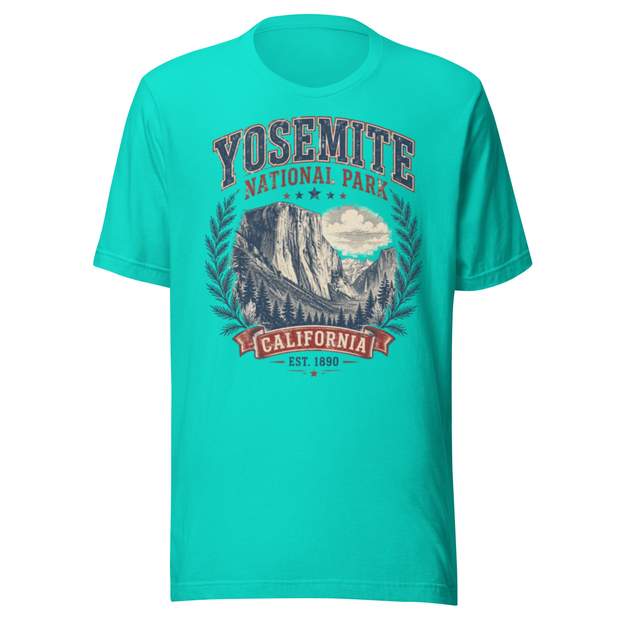 Yosemite National Park Trail Hiking T-Shirt - Snappymood
