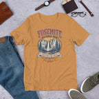 Yosemite National Park Waterfall Hiking T-Shirt - Snappymood