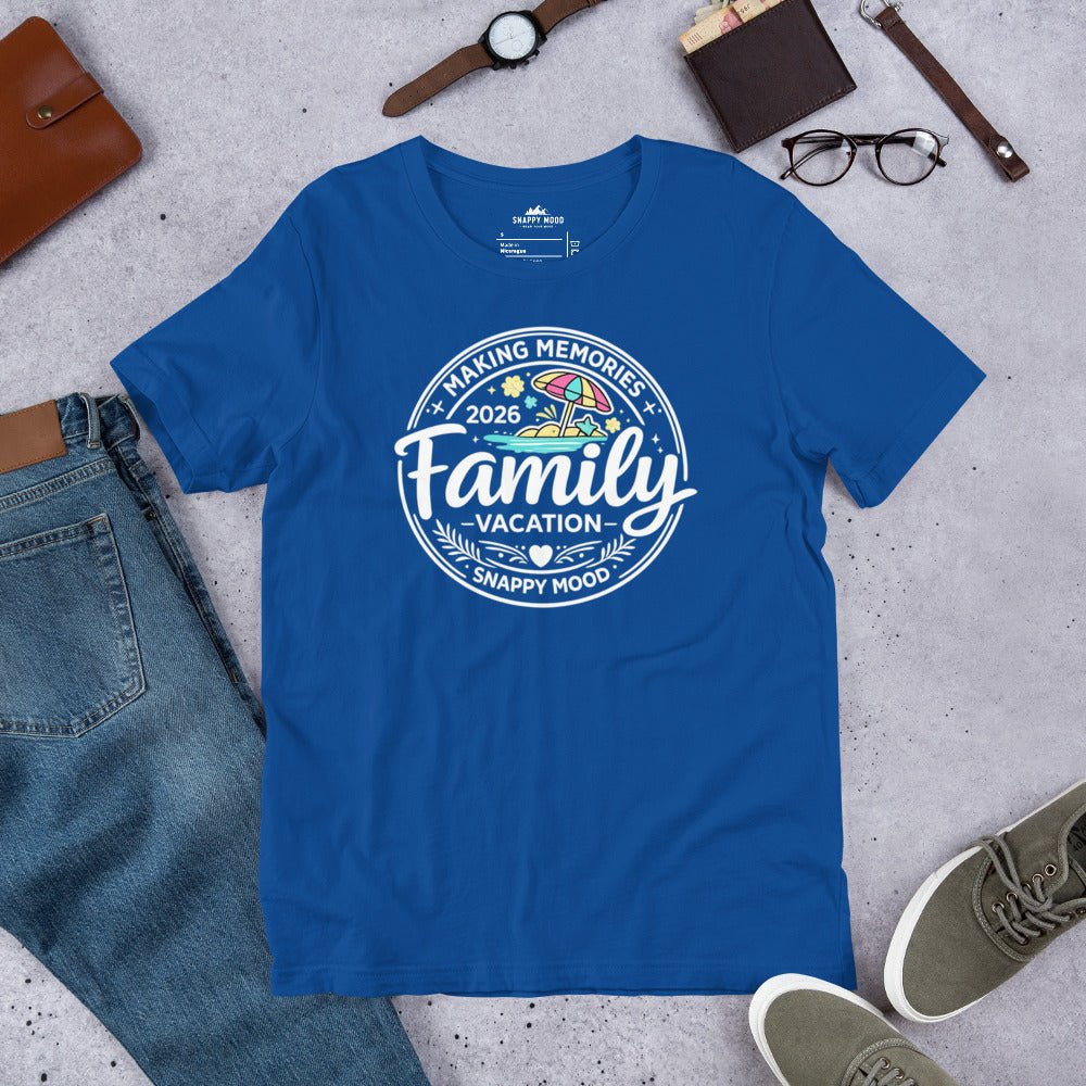 Making Memories Familiy Vacation Roadtrip T-Shirt - Snappy Mood