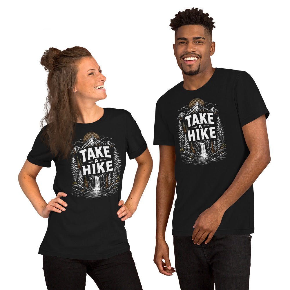 Take a Hike Funny Hiking T-Shirt - Snappymood