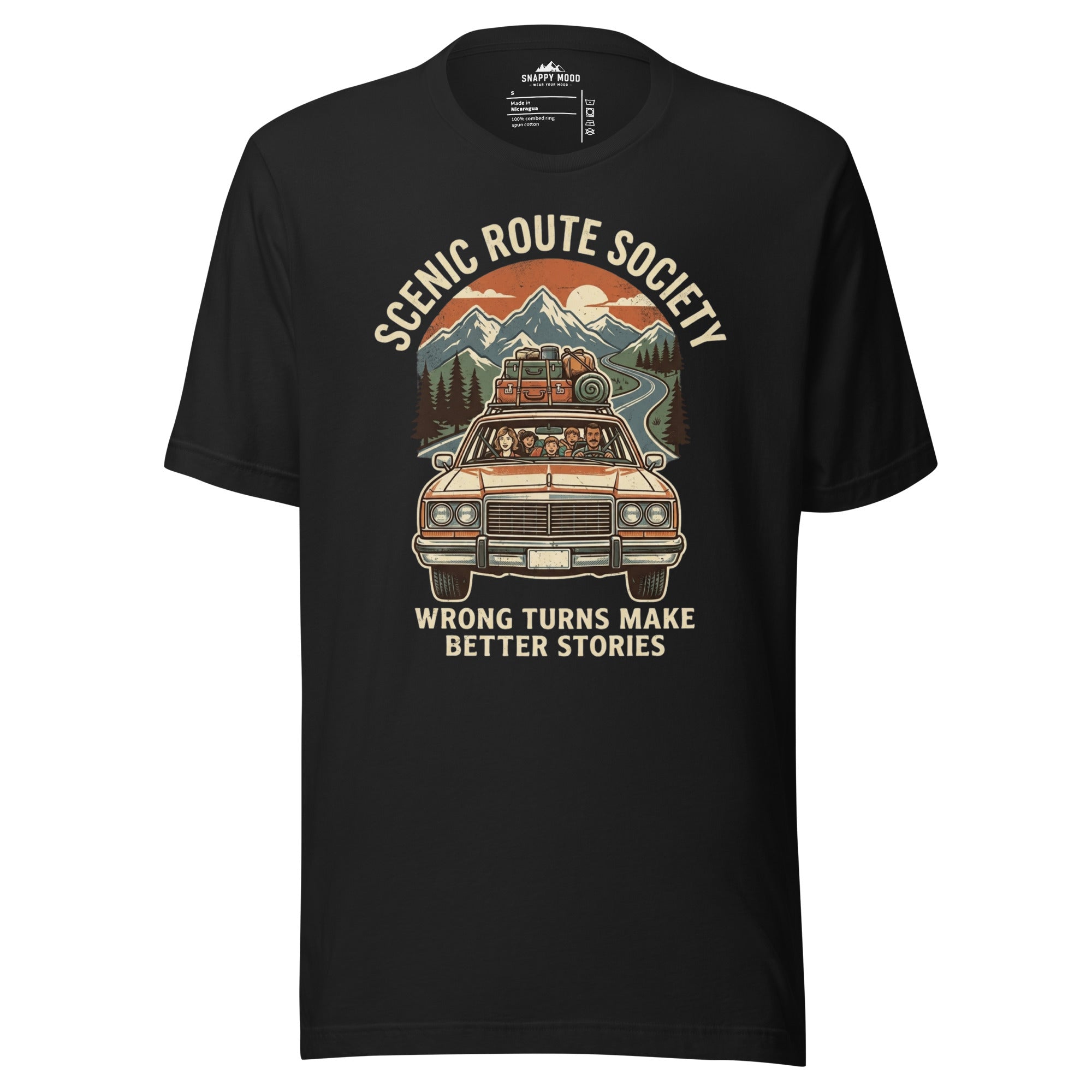 Scenic Route Society Roadtrip T-Shirt - Snappy Mood