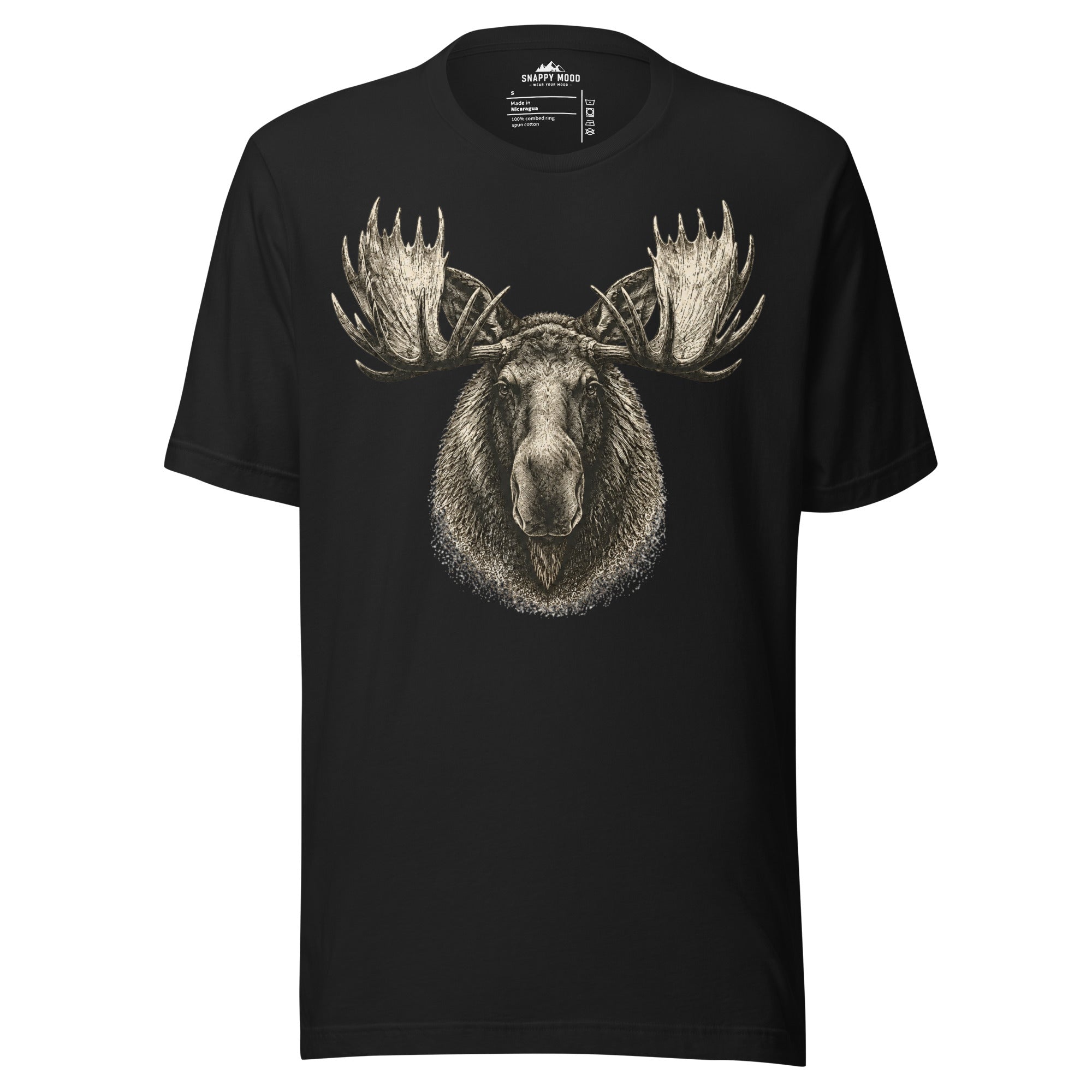 Moose Country Premium Wildlife T-Shirt - Snappy Mood