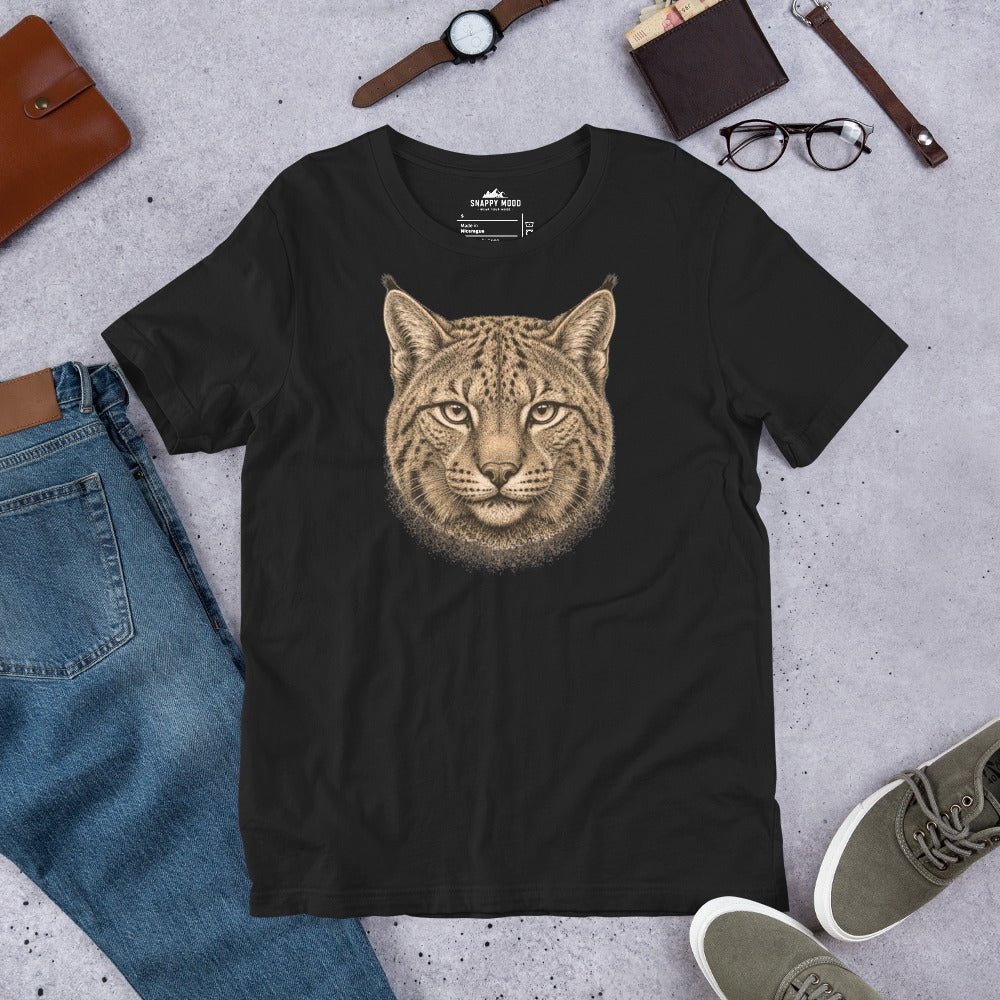 Lynx Premium Wildlife T-Shirt - Snappy Mood