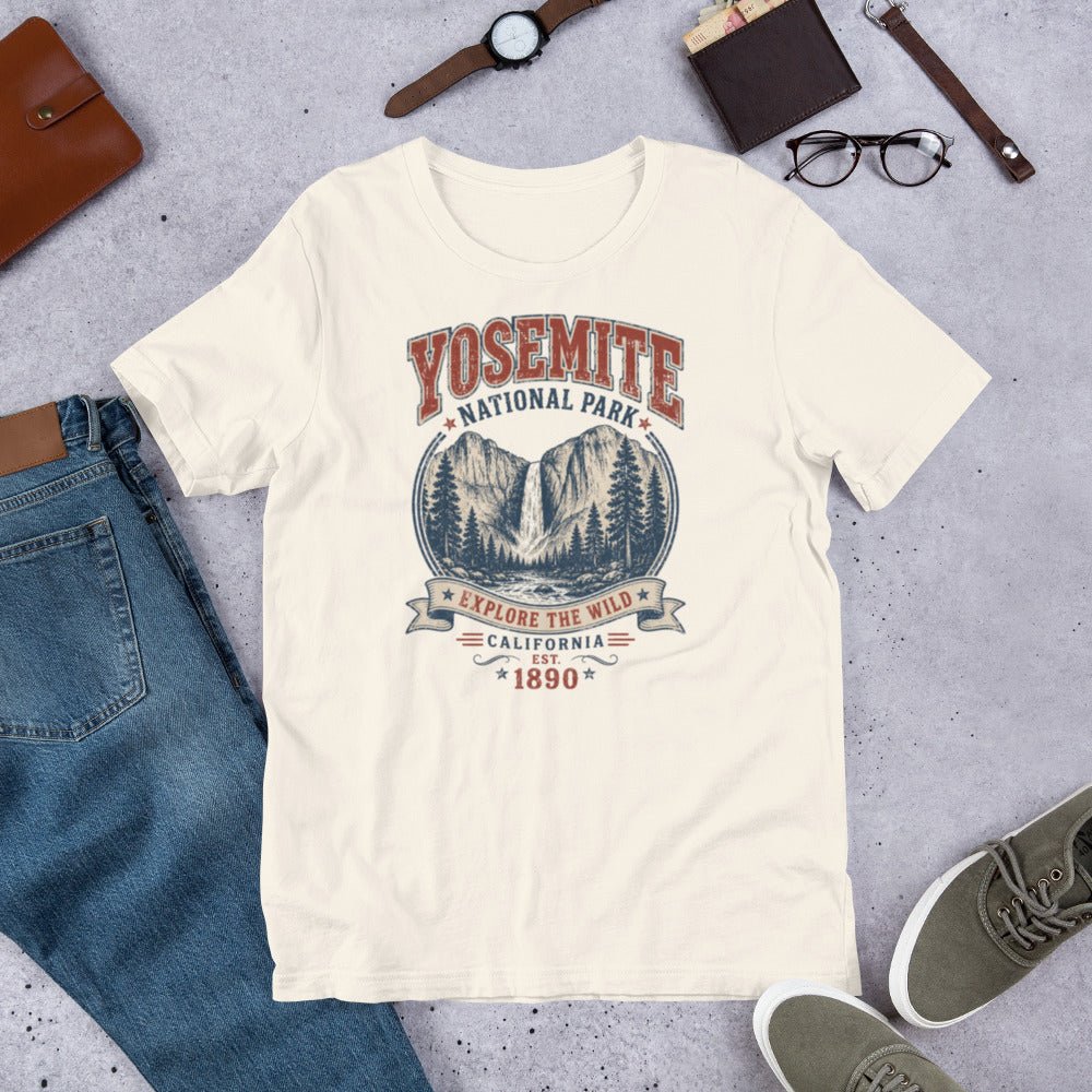 Yosemite National Park Hiking T-Shirt - Snappymood