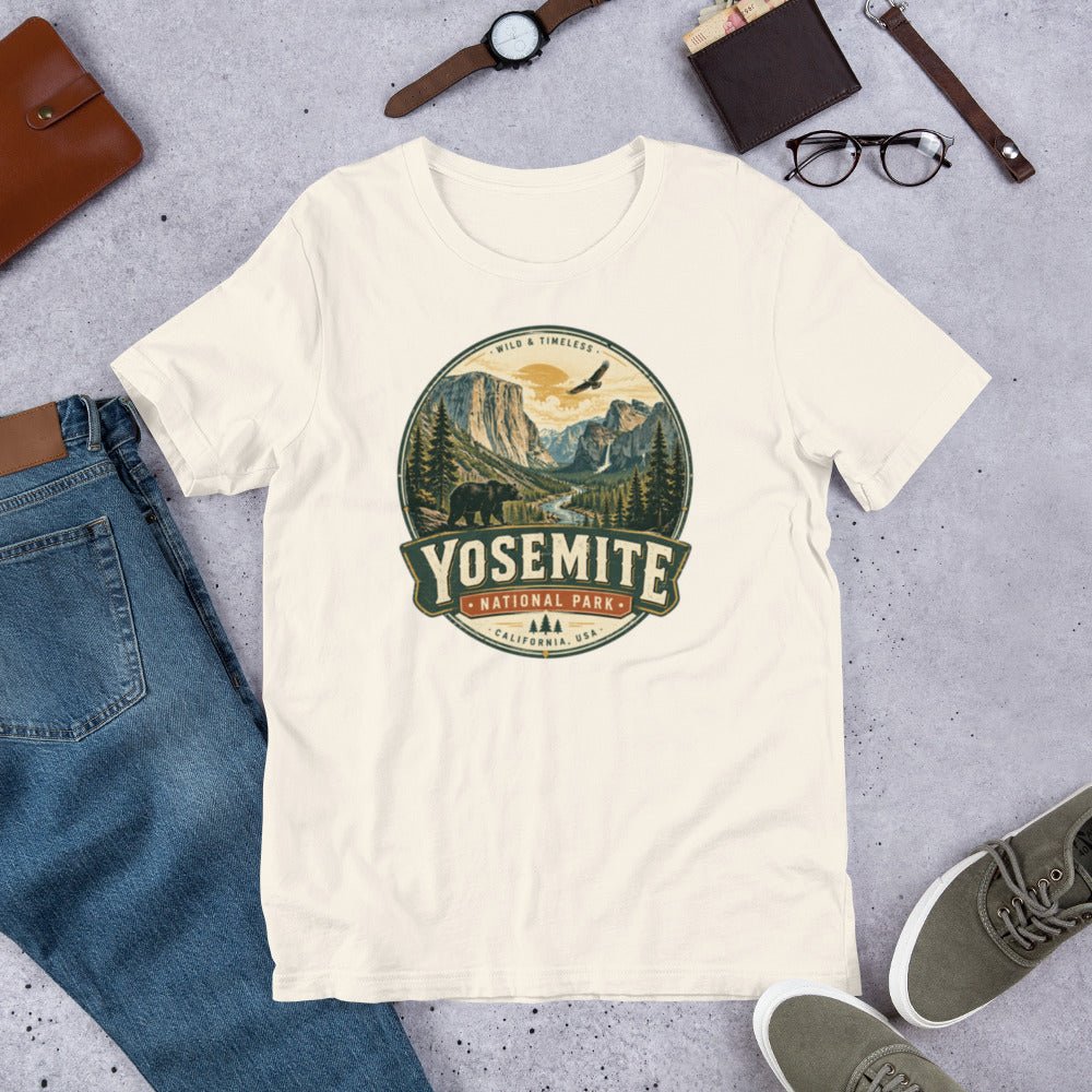 Yosemite National Park Hiking T-Shirt - Snappymood