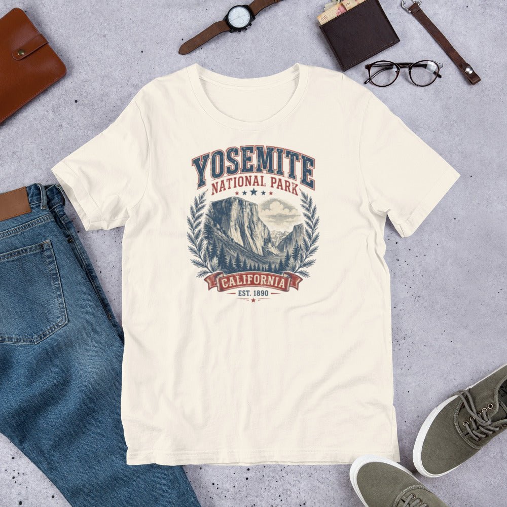 Yosemite National Park Trail Hiking T-Shirt - Snappymood