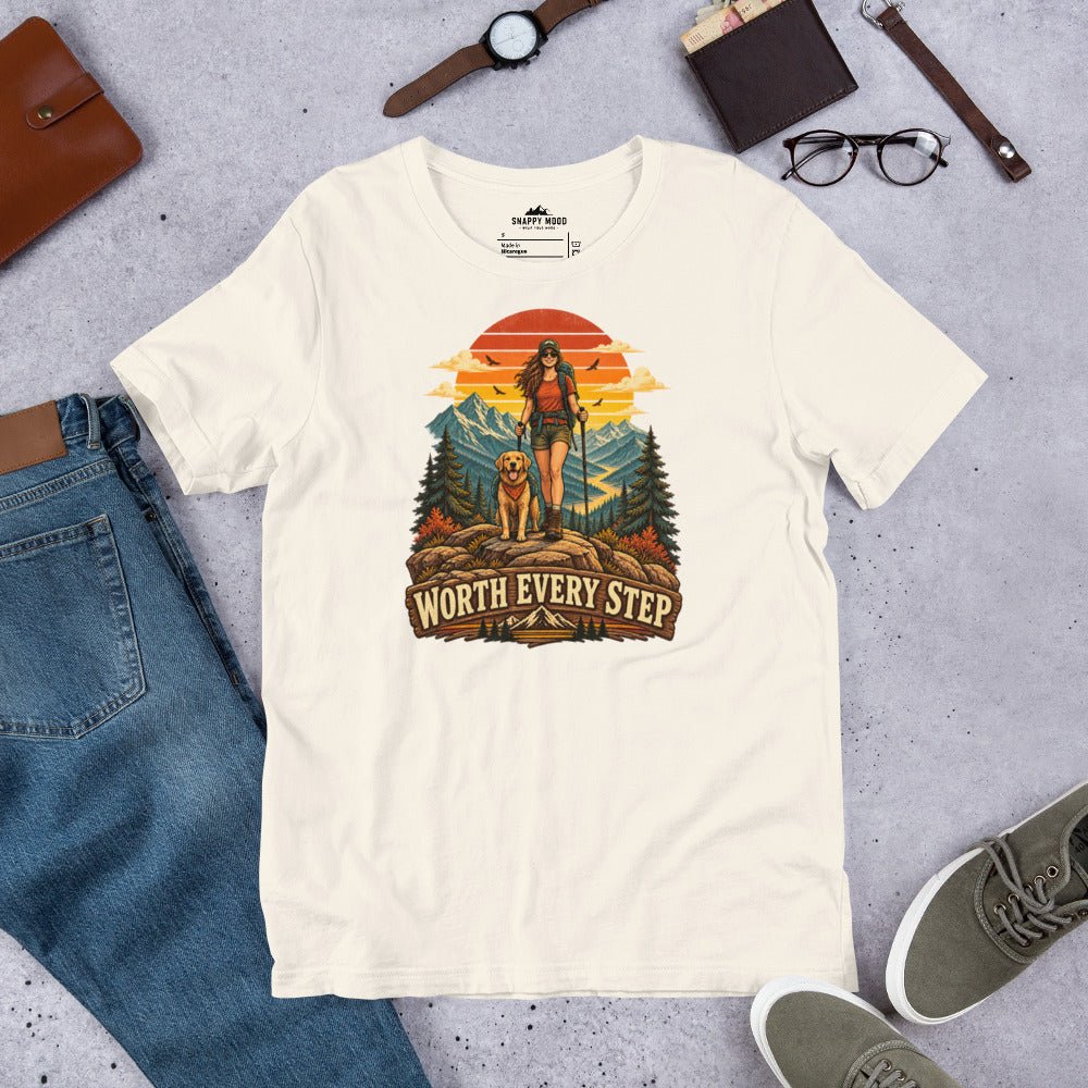 Worth Every Step Hiking Sun T-Shirt - Snappy Mood