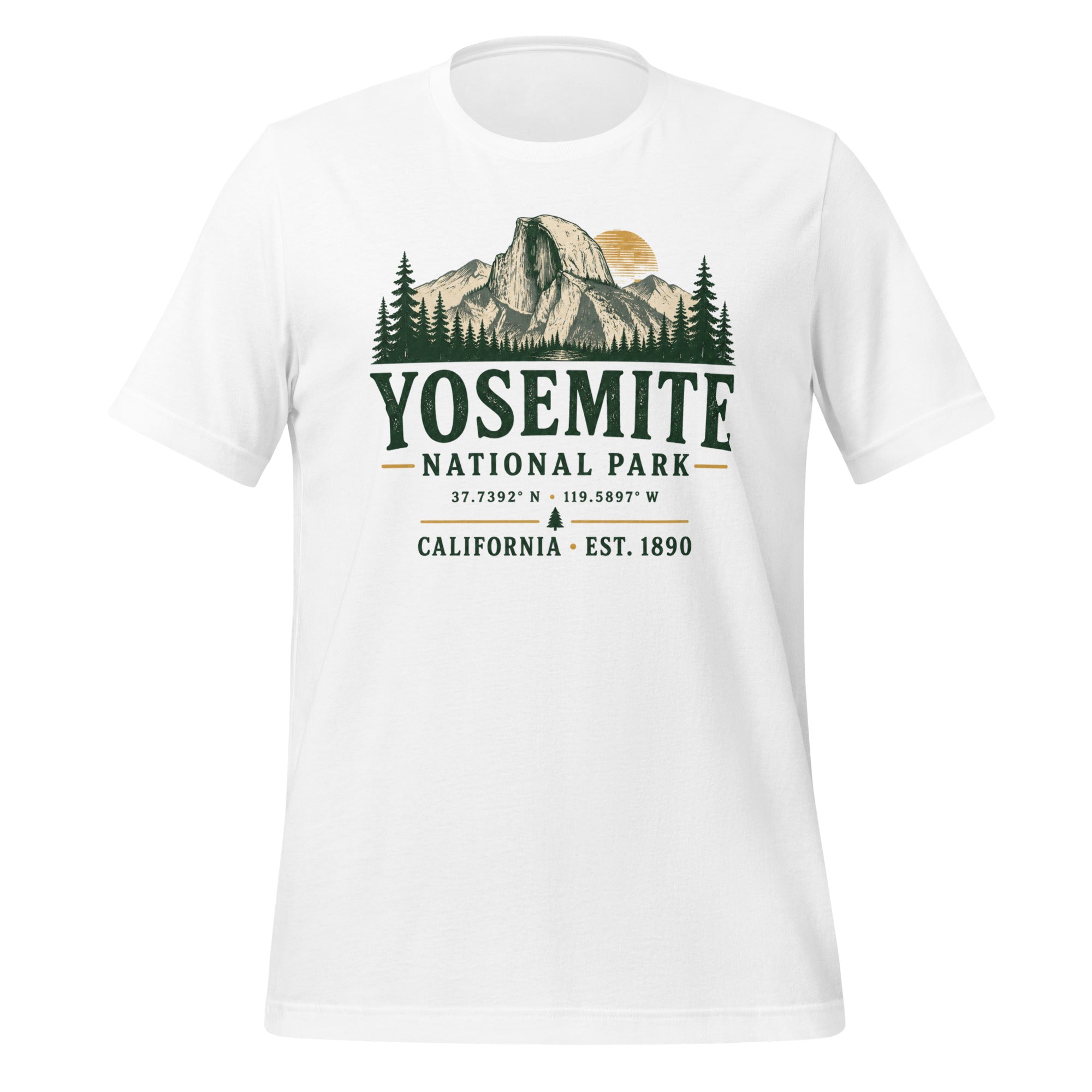 Yosemite National Park Half Doem Hiking T-Shirt - Snappymood