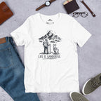 Life Is Wanderful With Goat Funny Hiking T-shirt - Snappy Mood