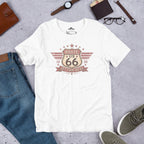 Get Your Kicks At Route 66 Roadtrip T-Shirt - Snappy Mood
