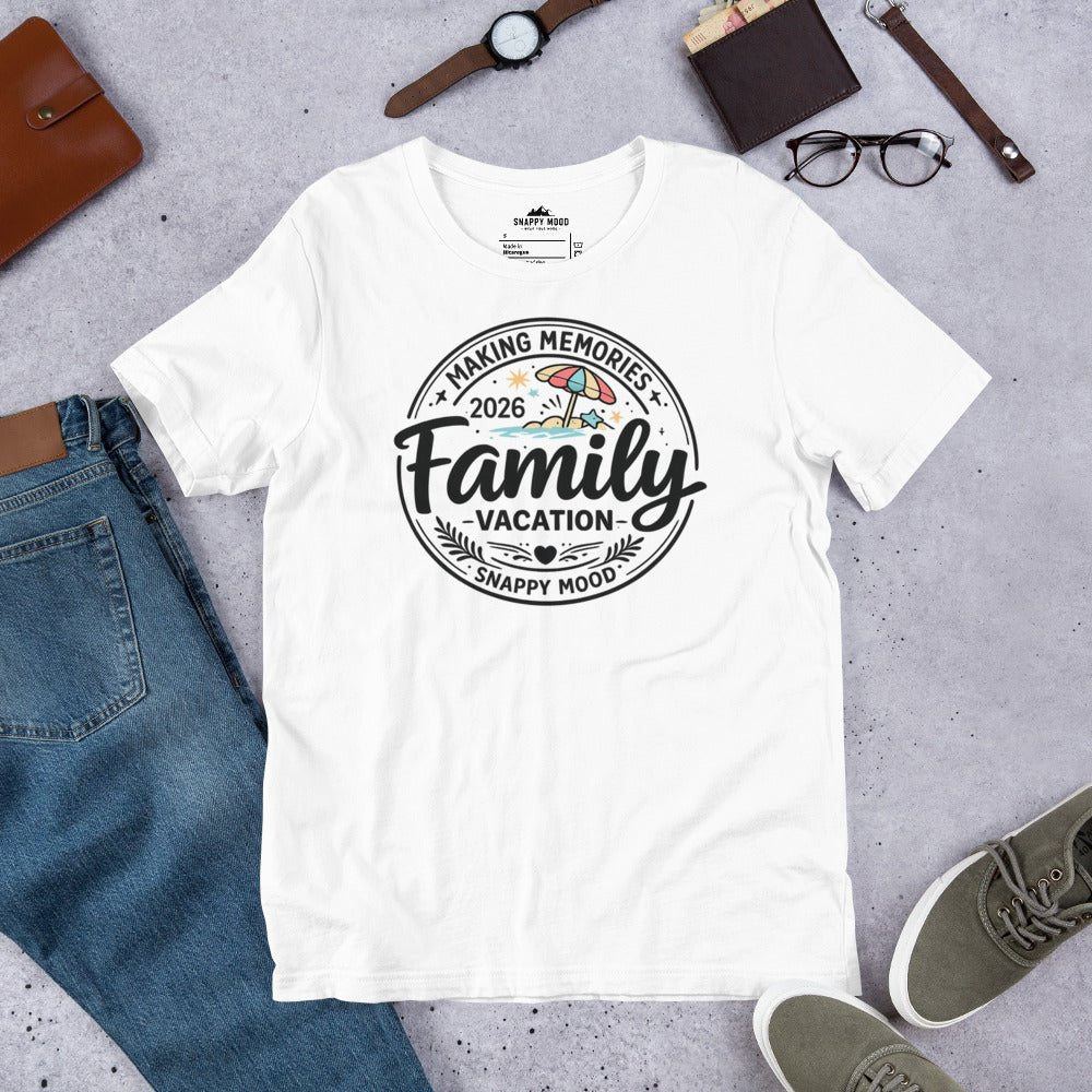 Making Memories Familiy Vacation Roadtrip T-Shirt - Snappy Mood