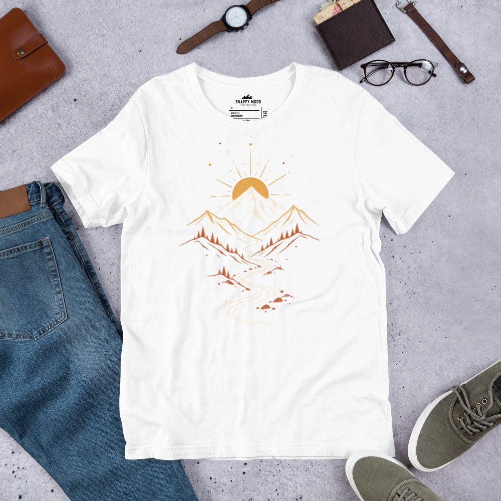 Chasing Peaks And Sun T-Shirt - Snappy Mood